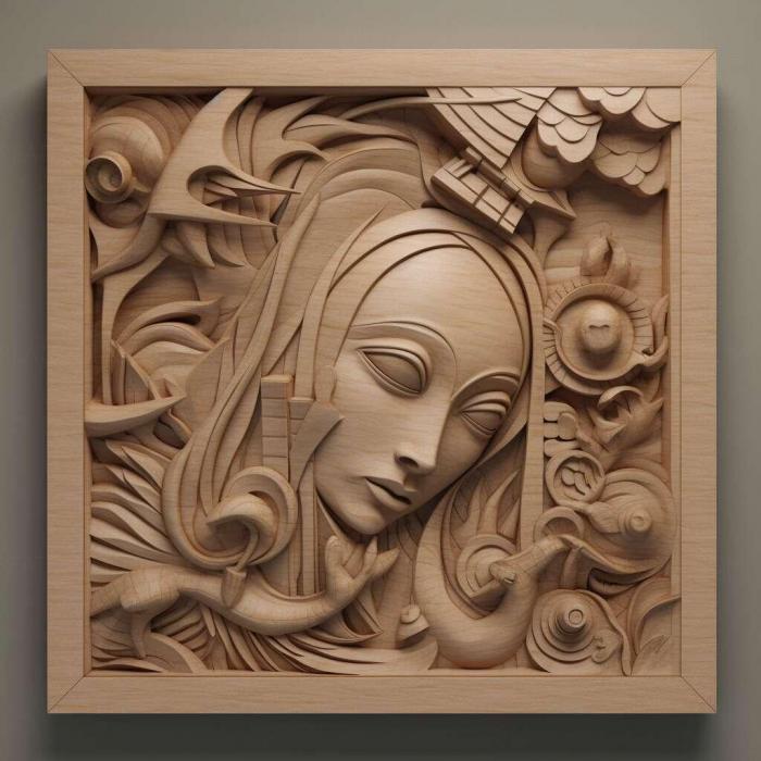 نموذج ثلاثي الأبعاد لآلة CNC 3D Art 